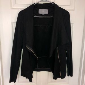 NWOT Suede Moto Jacket